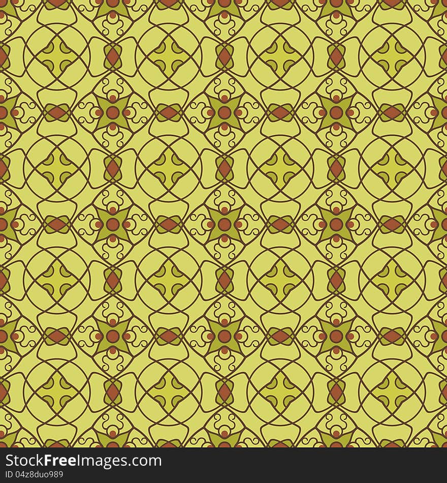 Color vector ornament, seamless pattern. Color vector ornament, seamless pattern