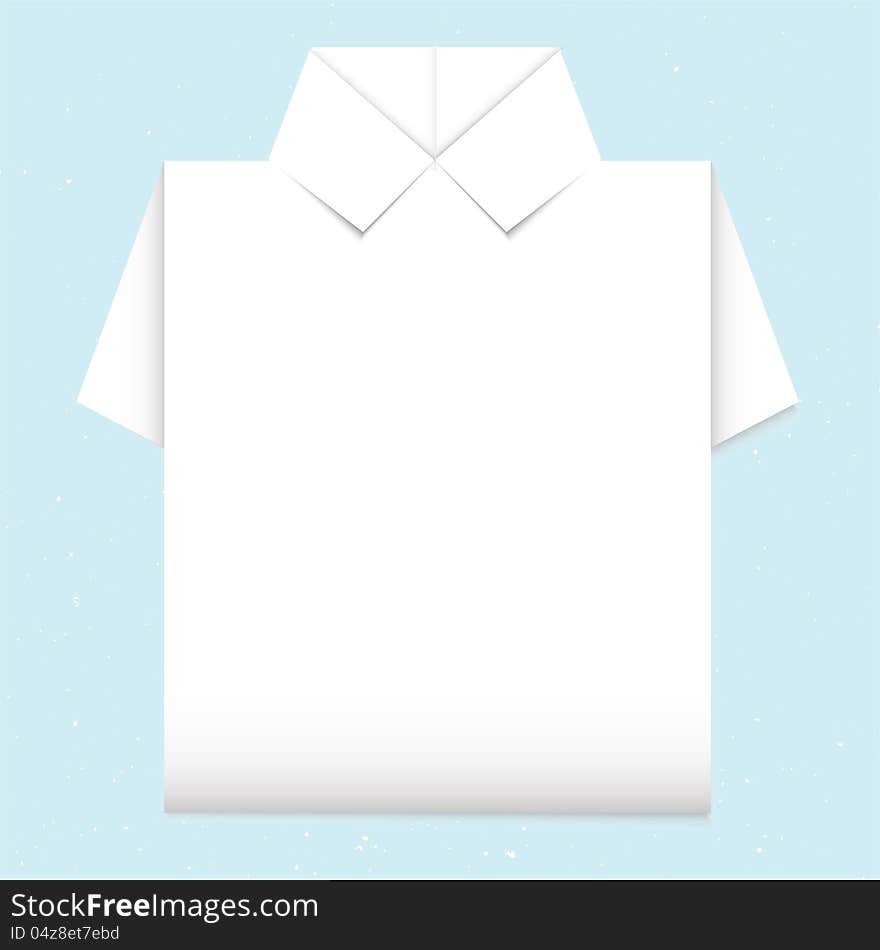 Blank Shirt Origami