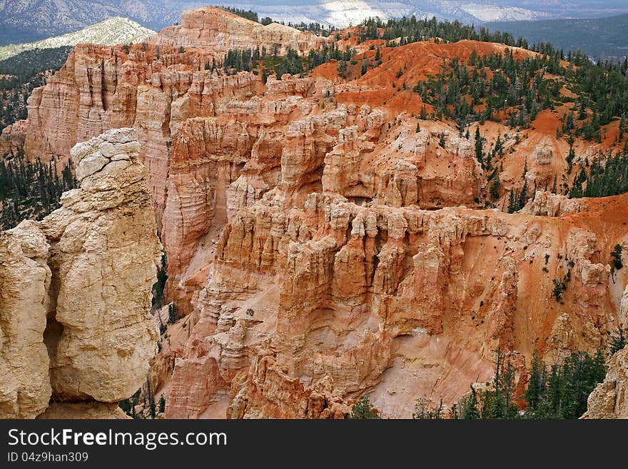 Great spires carved, Bryce Canyon