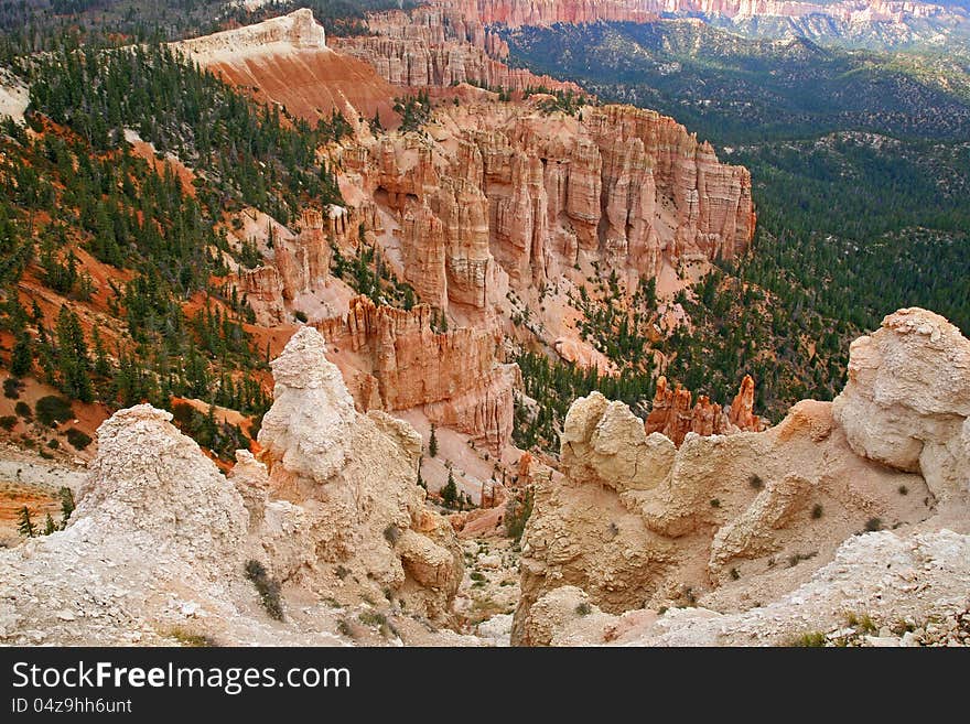 Great Spires Carved, Bryce Canyon