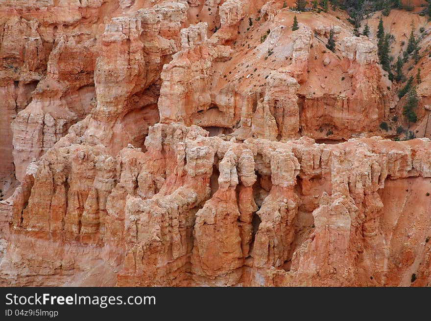 Great Spires Carved, Bryce Canyon