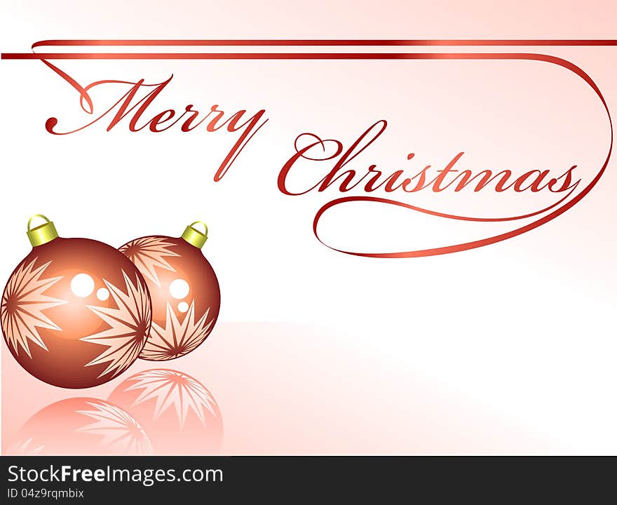 Holiday background with Christmas ornament. Holiday background with Christmas ornament