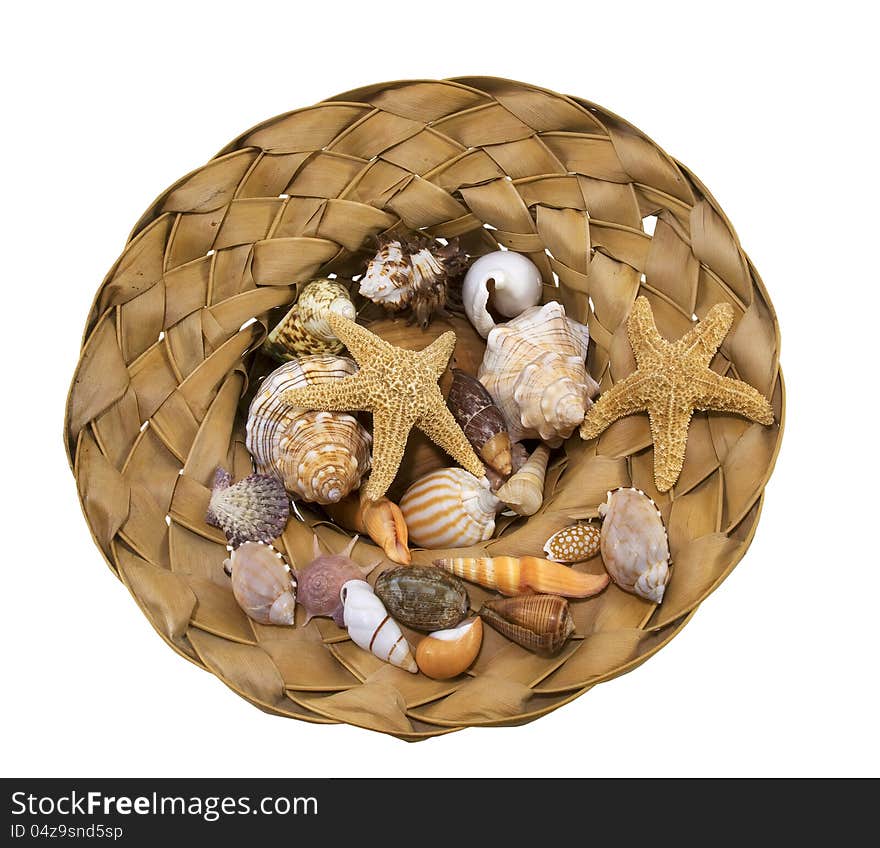 Hat Full Of Souvenirs From The Beach