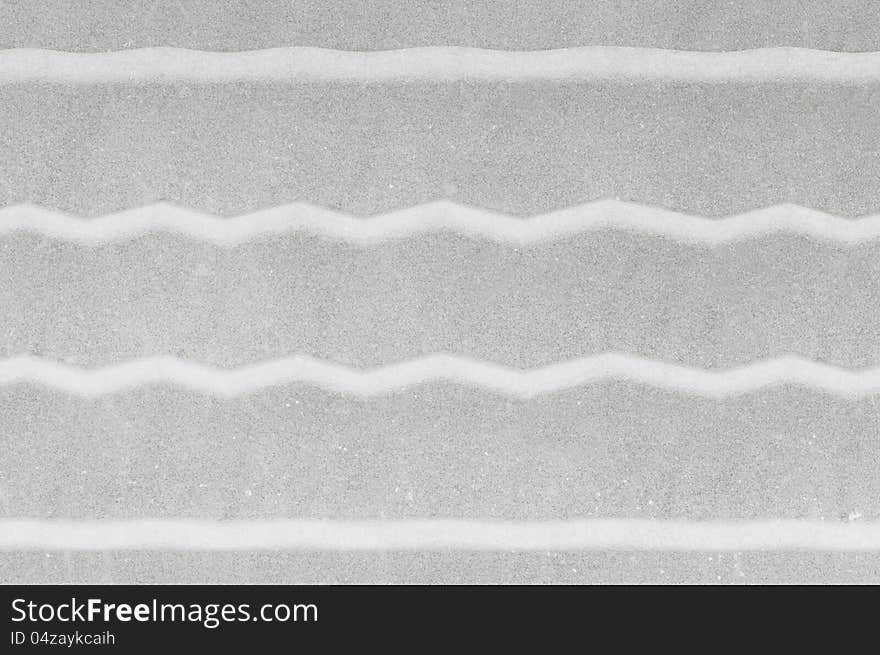 Car tyre track in pure white snow. Car tyre track in pure white snow