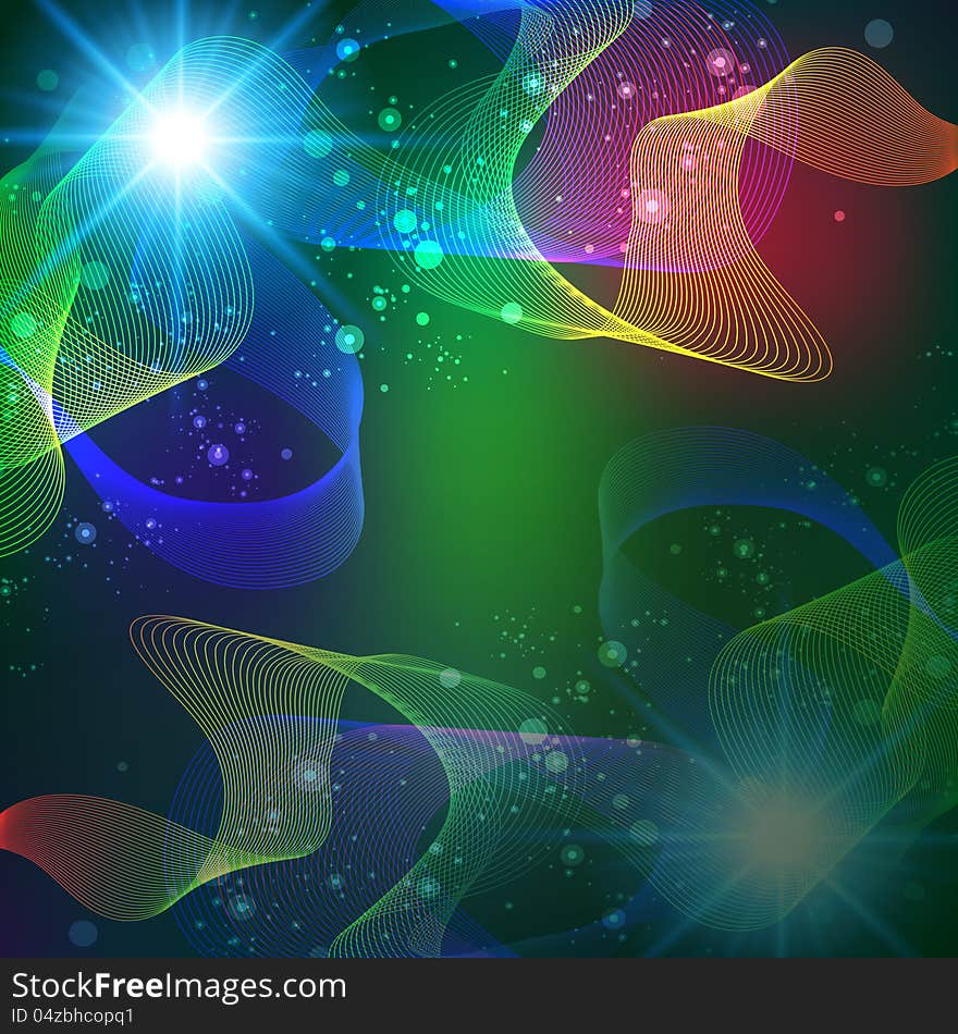 Abstract fantasy background - vector illustration. Abstract fantasy background - vector illustration.