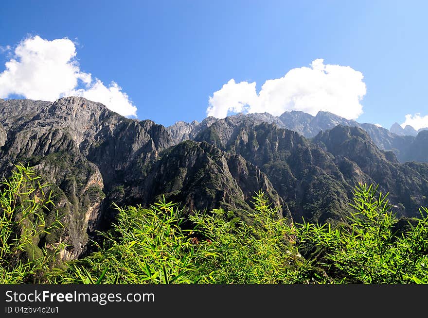 Mountain in Lijiang,Yunnan,China