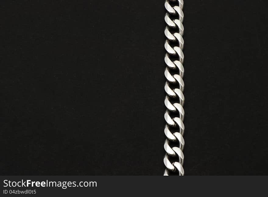 Isolated bracalet on a black background. Isolated bracalet on a black background