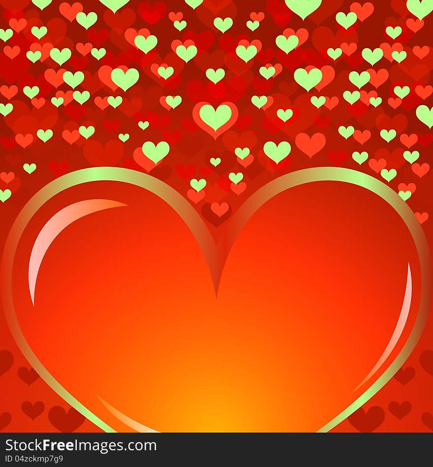 Valentines day background with heart shaped copy space. Valentines day background with heart shaped copy space.