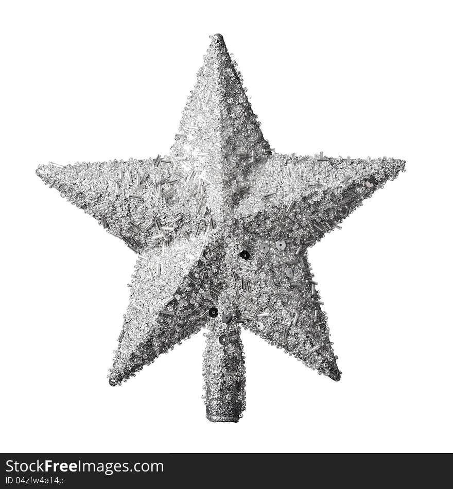 Golden Christmas Star Decoration