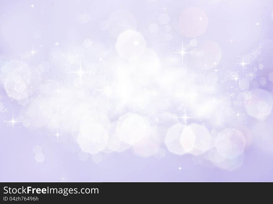 Light silver abstract Christmas background with white snowflakes