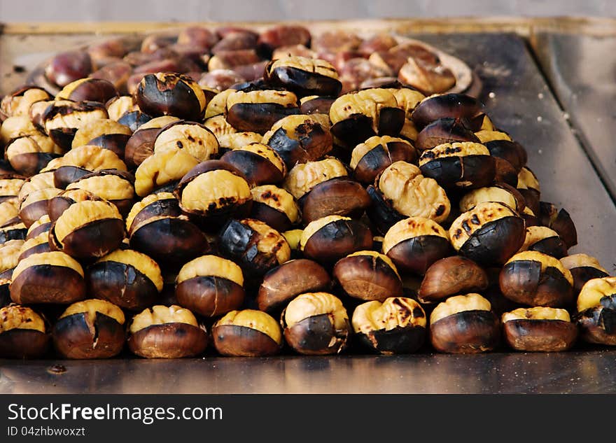 Grilled Chestnuts