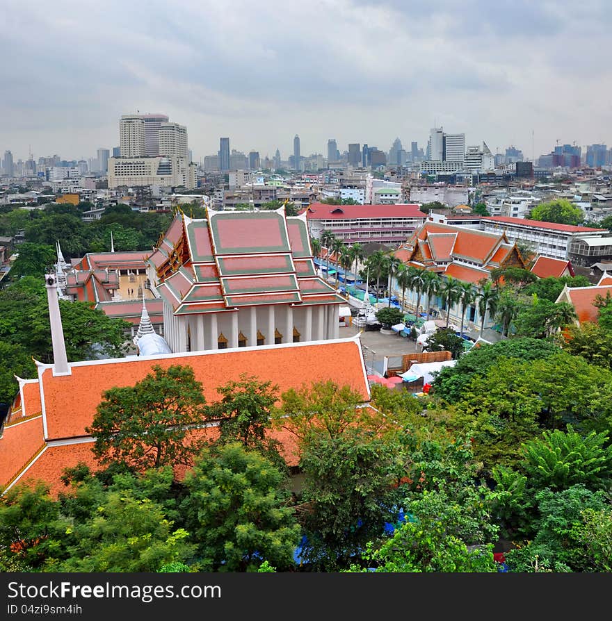 The Temple District of Bankgkok, Thailand