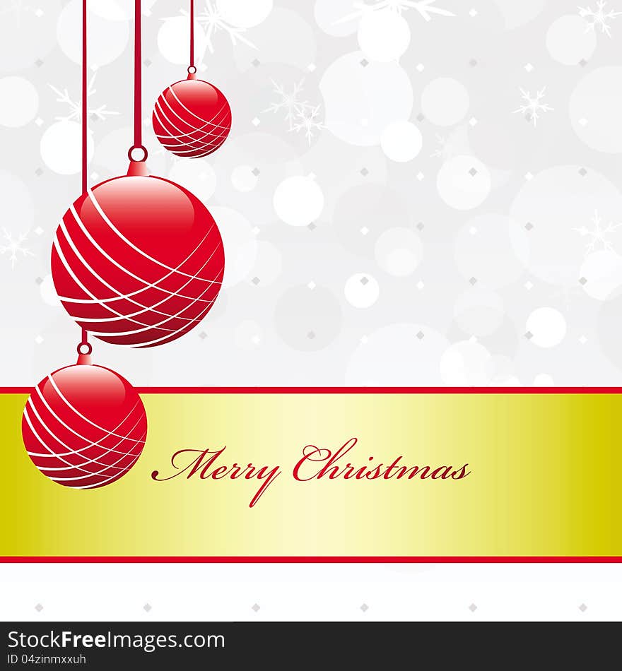 Gold light Christmas background card. Gold light Christmas background card