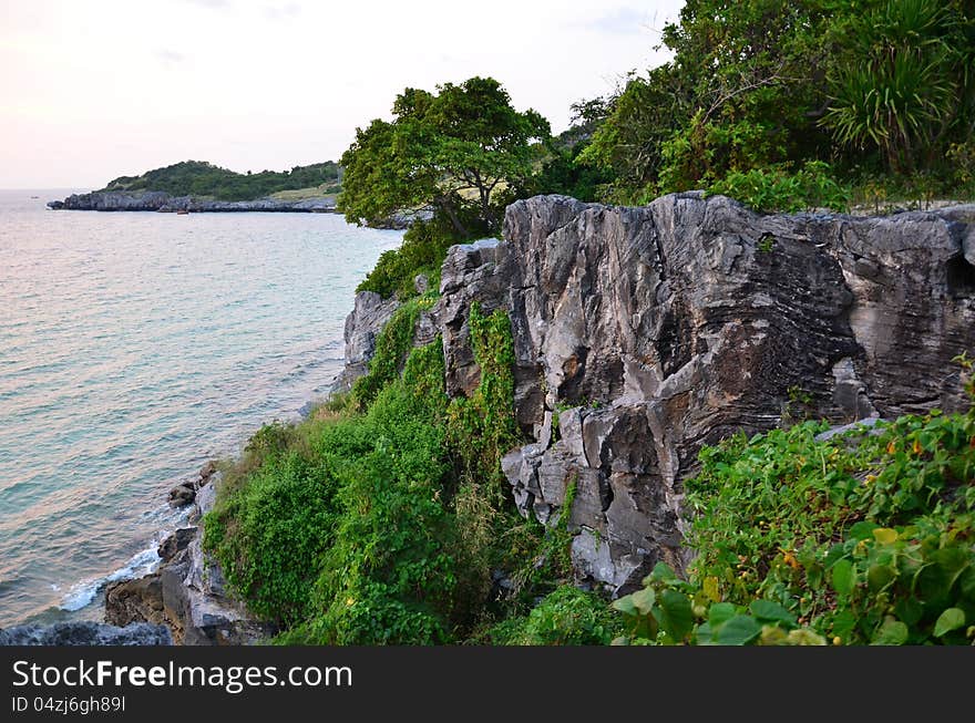 Sea in eastern thailand, ko sichang