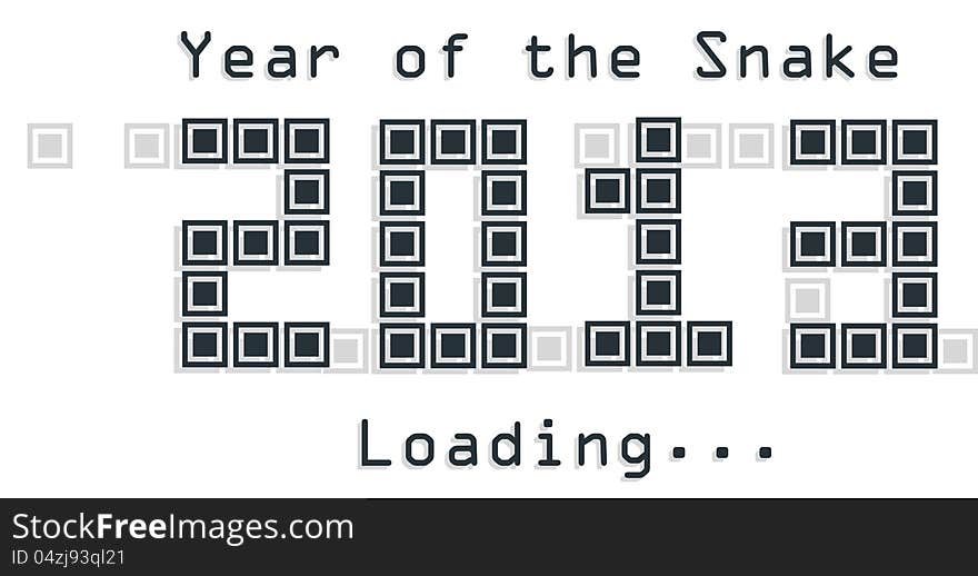 2013 Snake year design. Vector illustration. 2013 Snake year design. Vector illustration