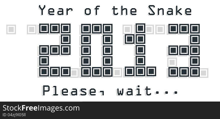 Snake Year Concept