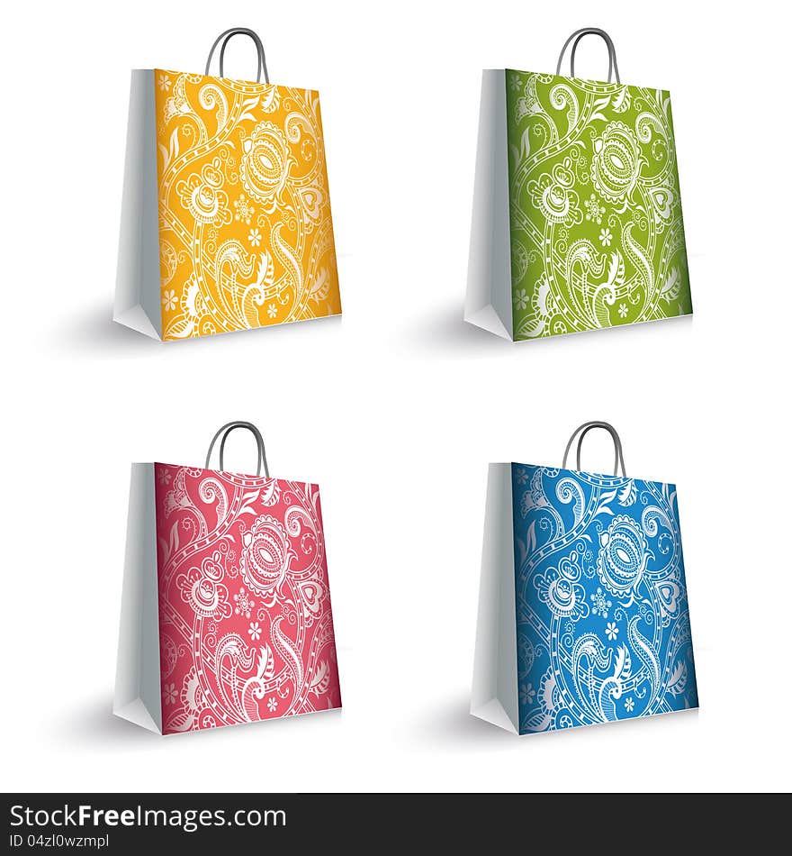 Colorful shopping bags