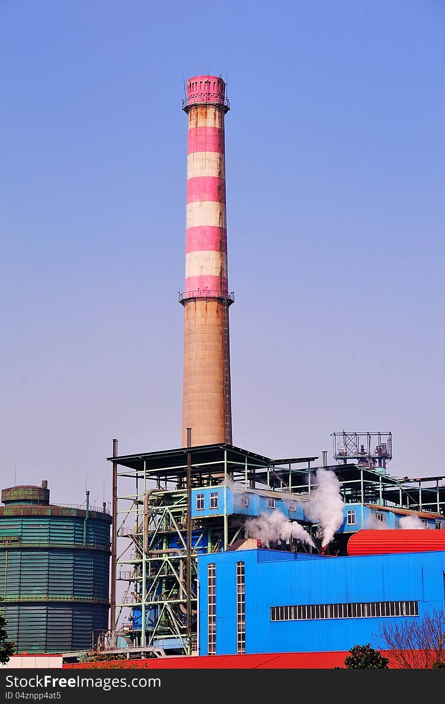 The building of thermal power plant