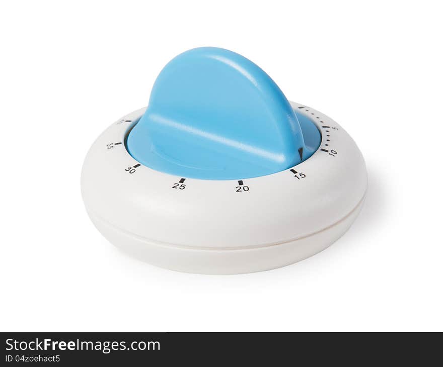 White kitchen timer