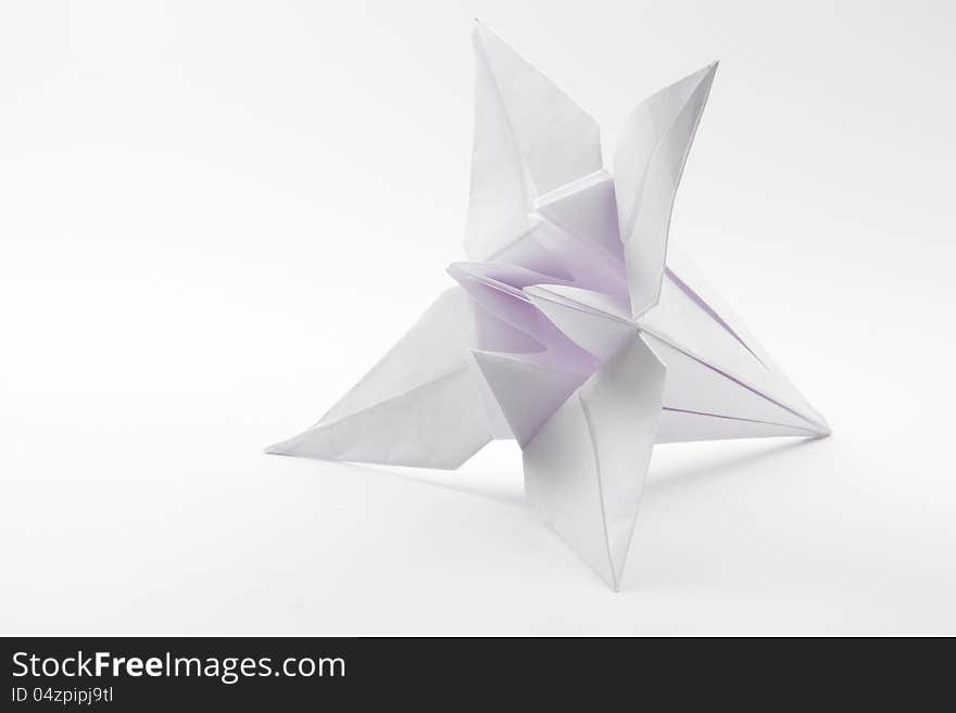 Origami lily