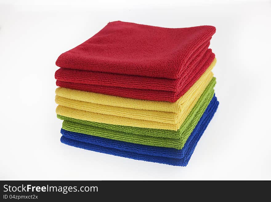 Four Colors Of Towels/ Rags