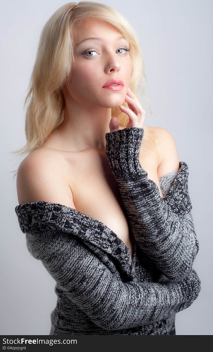 Gorgeous Woman in Sweater