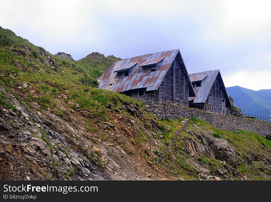 Old mountain sheds