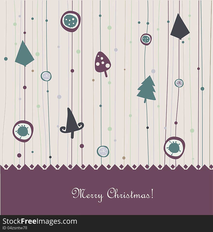 Christmas postcard