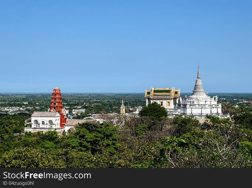 Pra Nakorn Khiri (Historic Buildings) in Petchaburi, Thailand. Pra Nakorn Khiri (Historic Buildings) in Petchaburi, Thailand