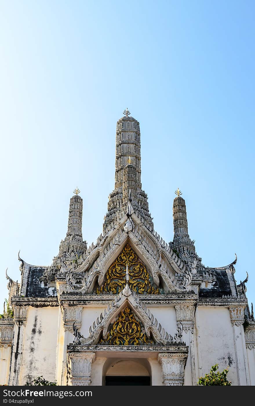 White pagoda in Phra Nakhon Khiri