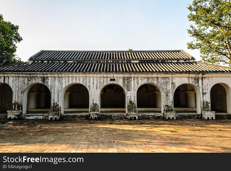 Khao Wang palace at petchaburi province,Thailand