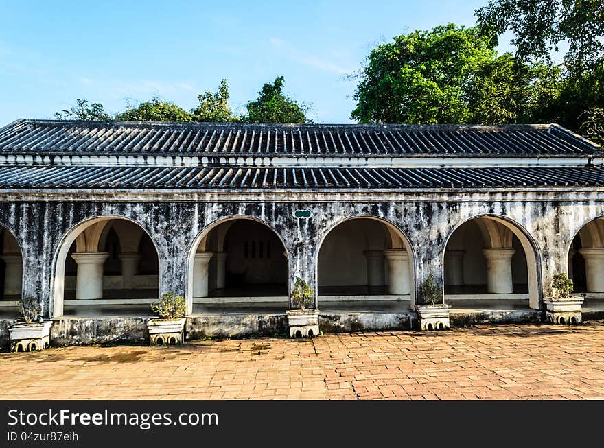 Khao Wang palace at petchaburi province,Thailand