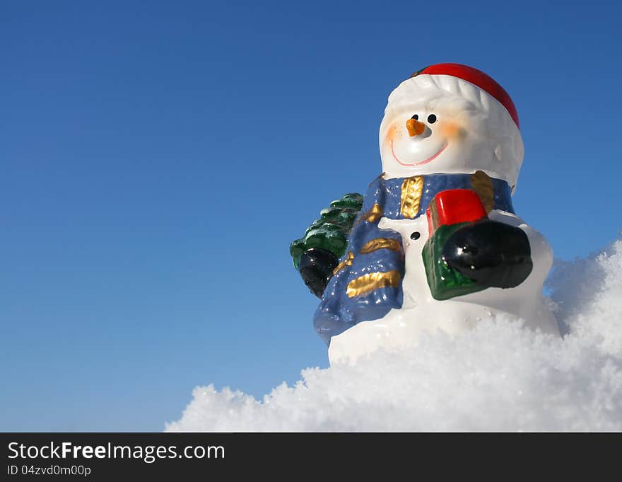 Snowman figurine