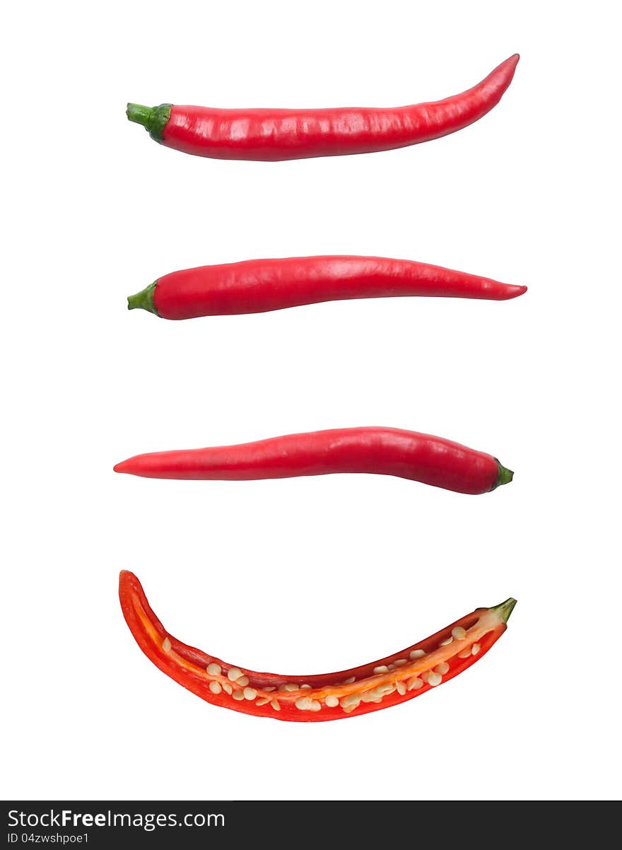 Red chili pepper, hot and spice food