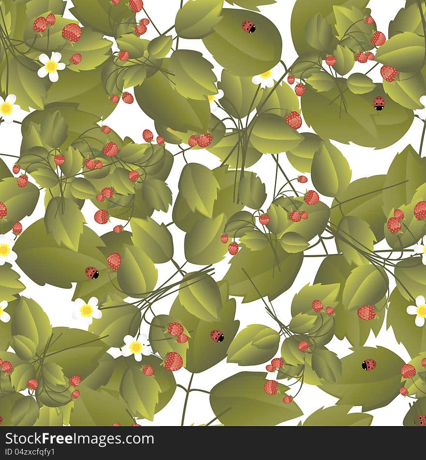 Pattern with berries