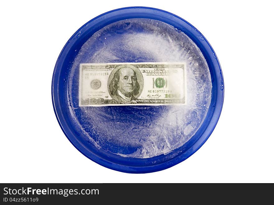 Money With Freezer Burn On A Plate - XXXL