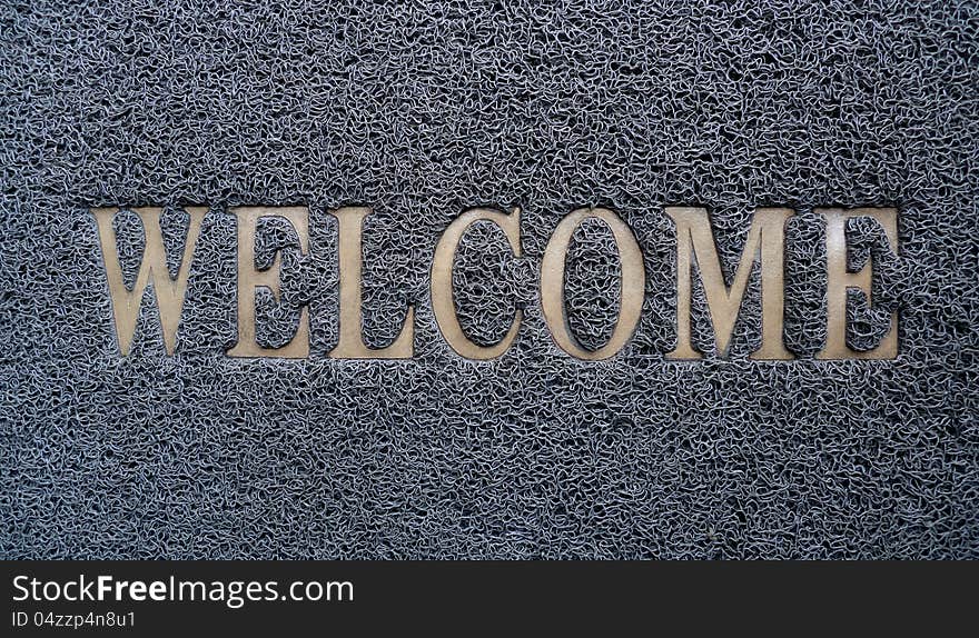 Welcome doormat