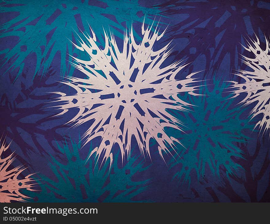 Illustration of abstract vintage snowflake texture background. Illustration of abstract vintage snowflake texture background.