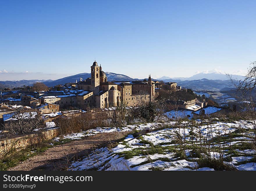 Urbino very nice city in italy