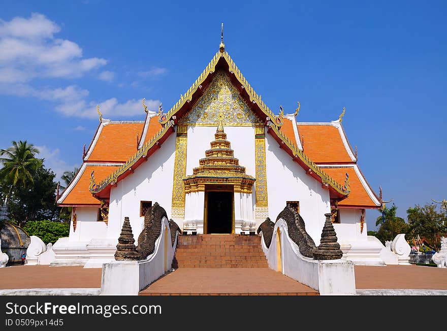 The pld temple in nan, thailand. The pld temple in nan, thailand