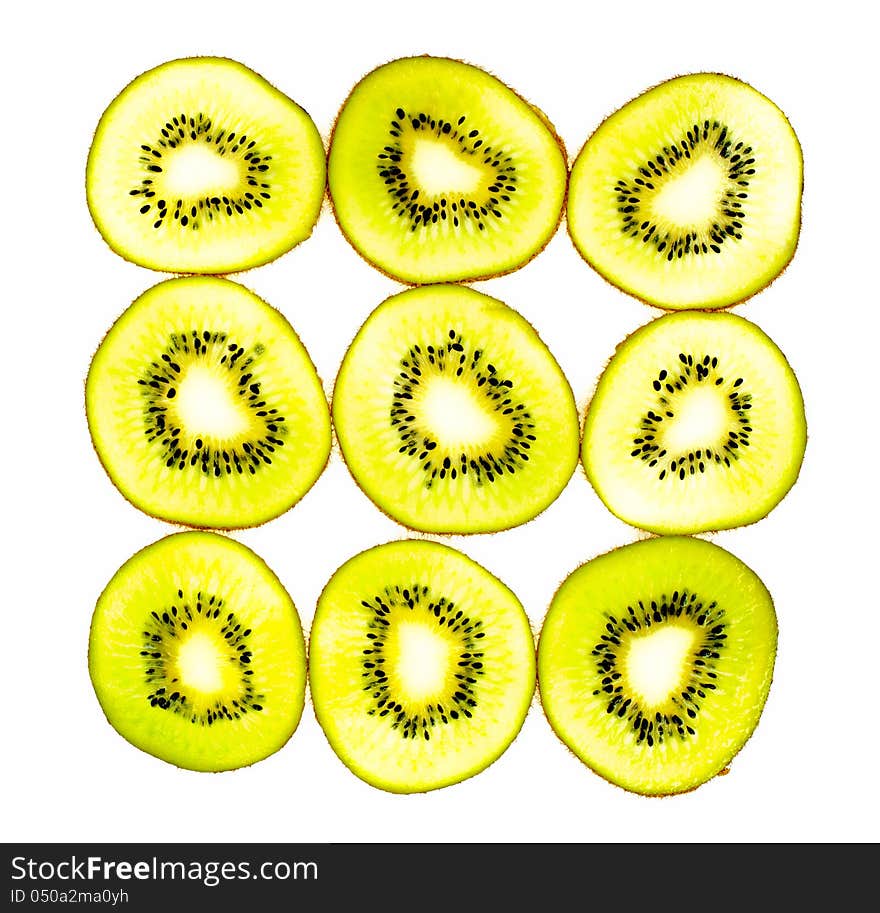 Kiwifruit Isolated