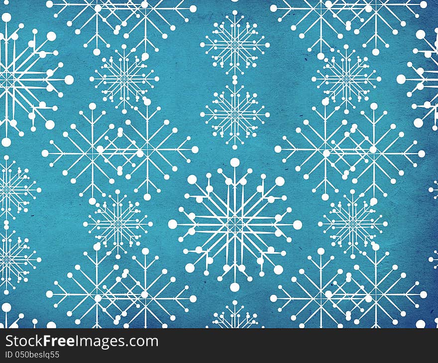 Illustration of abstract vintage snowflake texture background. Illustration of abstract vintage snowflake texture background.