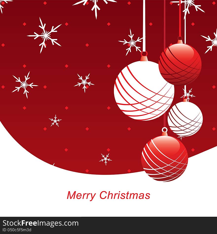 Christmas Ornaments Background