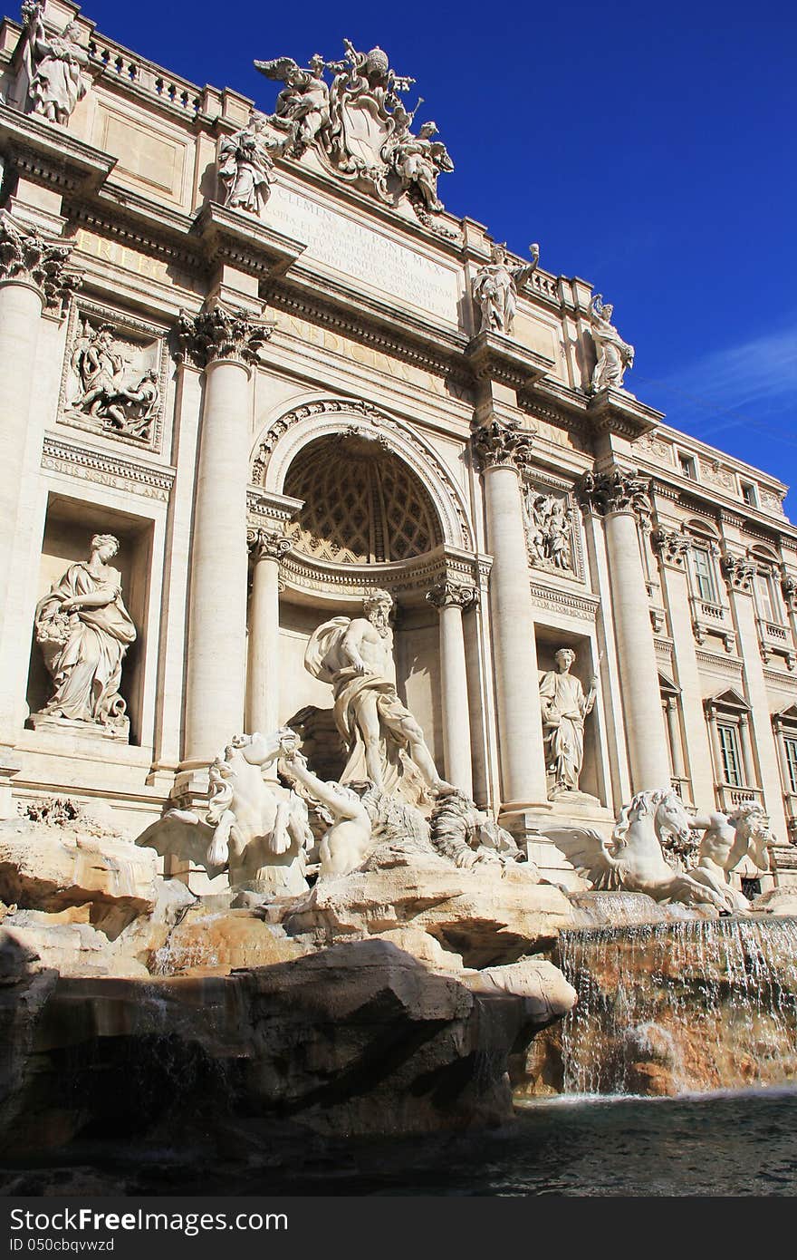 Fontana di Trevi in Rome, Italy