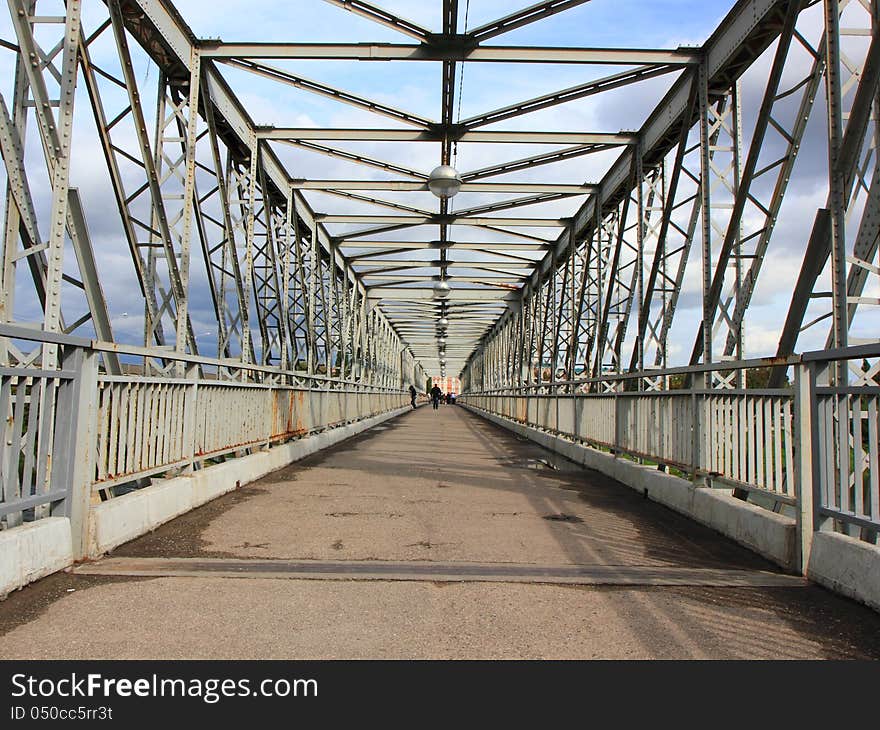 Pedestrian Bridge In Yelets.