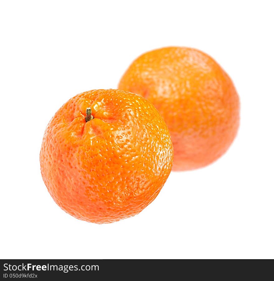 Two tangerine