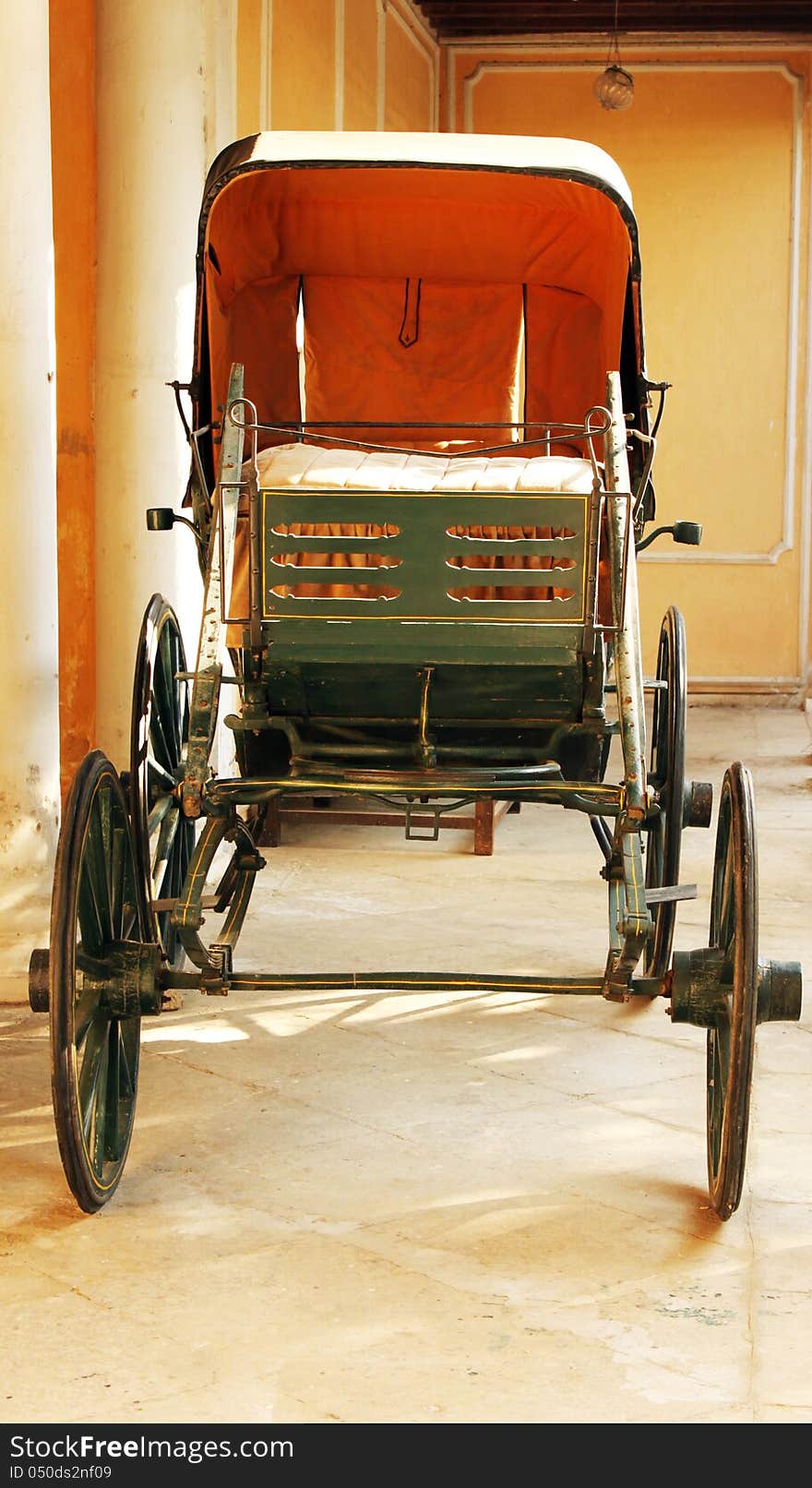 The Royal carriage displayed at the Chowmahalla Palace in Hyderabad. The Royal carriage displayed at the Chowmahalla Palace in Hyderabad