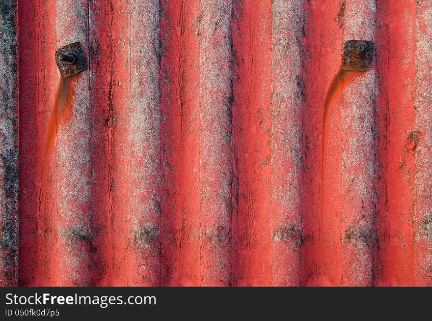 The roof tiles