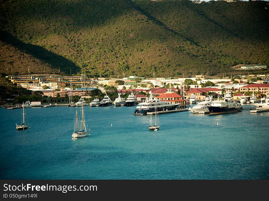 Yacht club in Saint Thomas