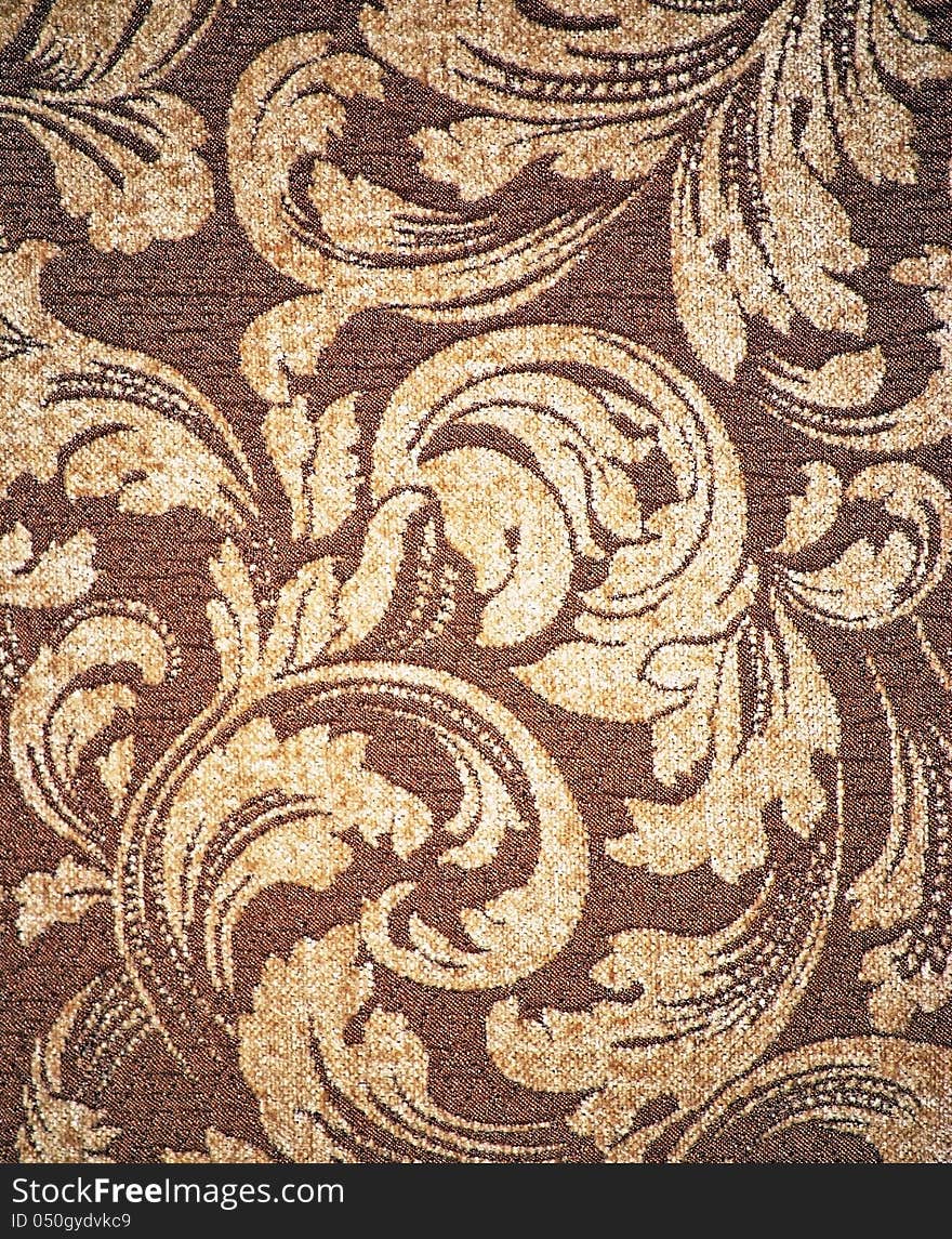 Brown upholstery